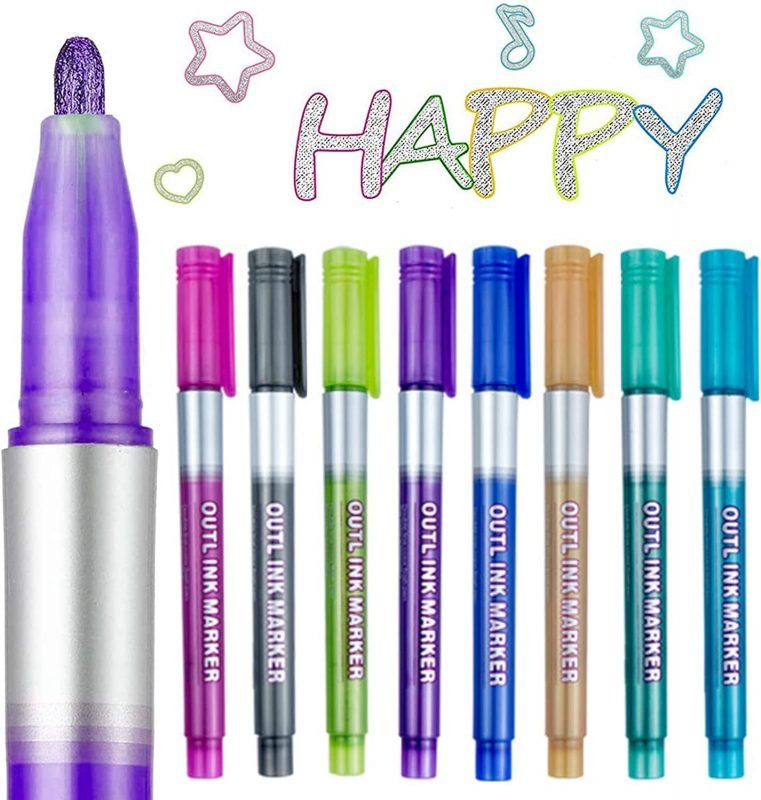 Outline Marker Pens Outline Marker Pens amazon